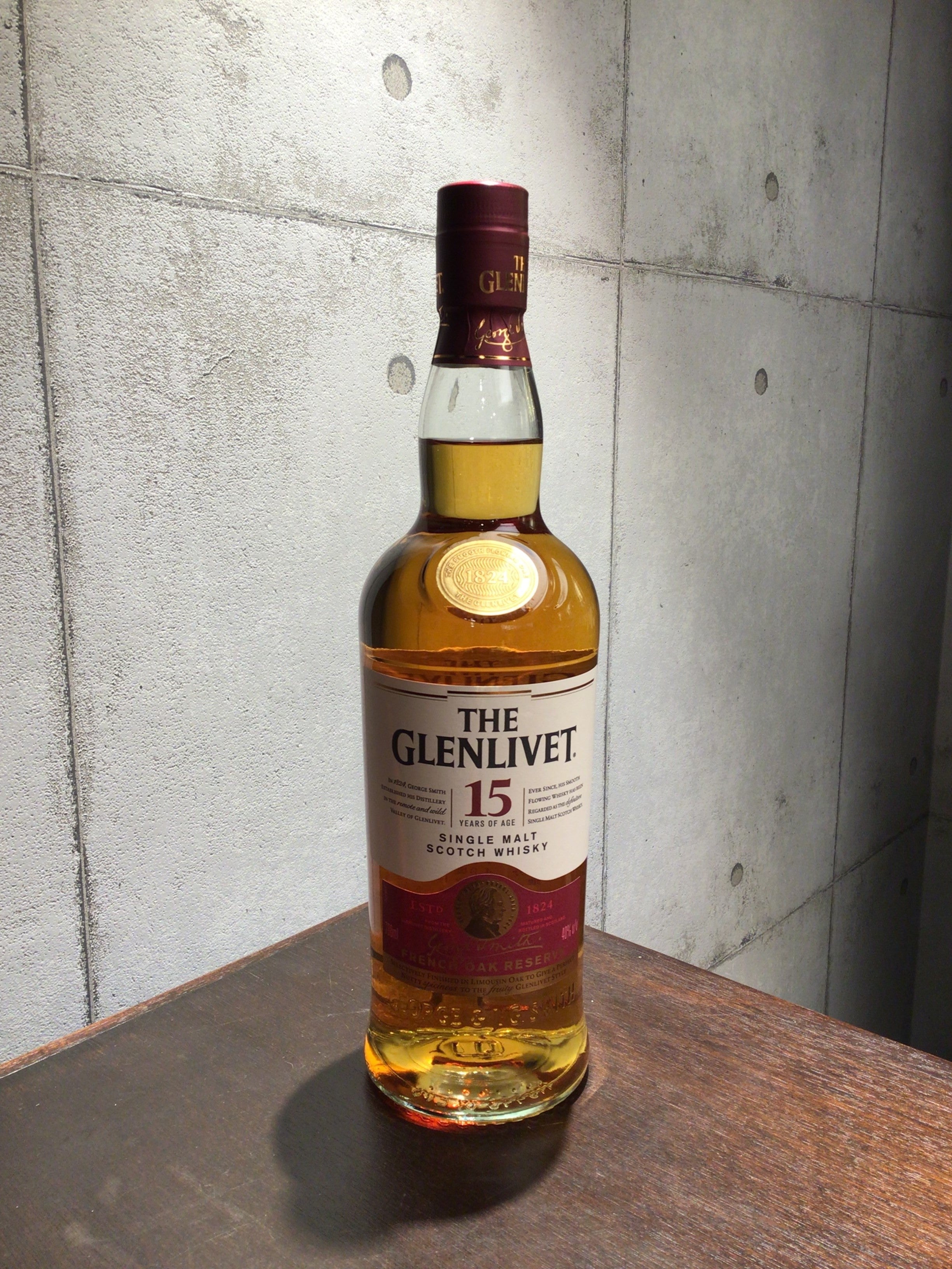ザ・グレンリベット15年 フレンチオークリザーヴ(700ml) - ウイスキー